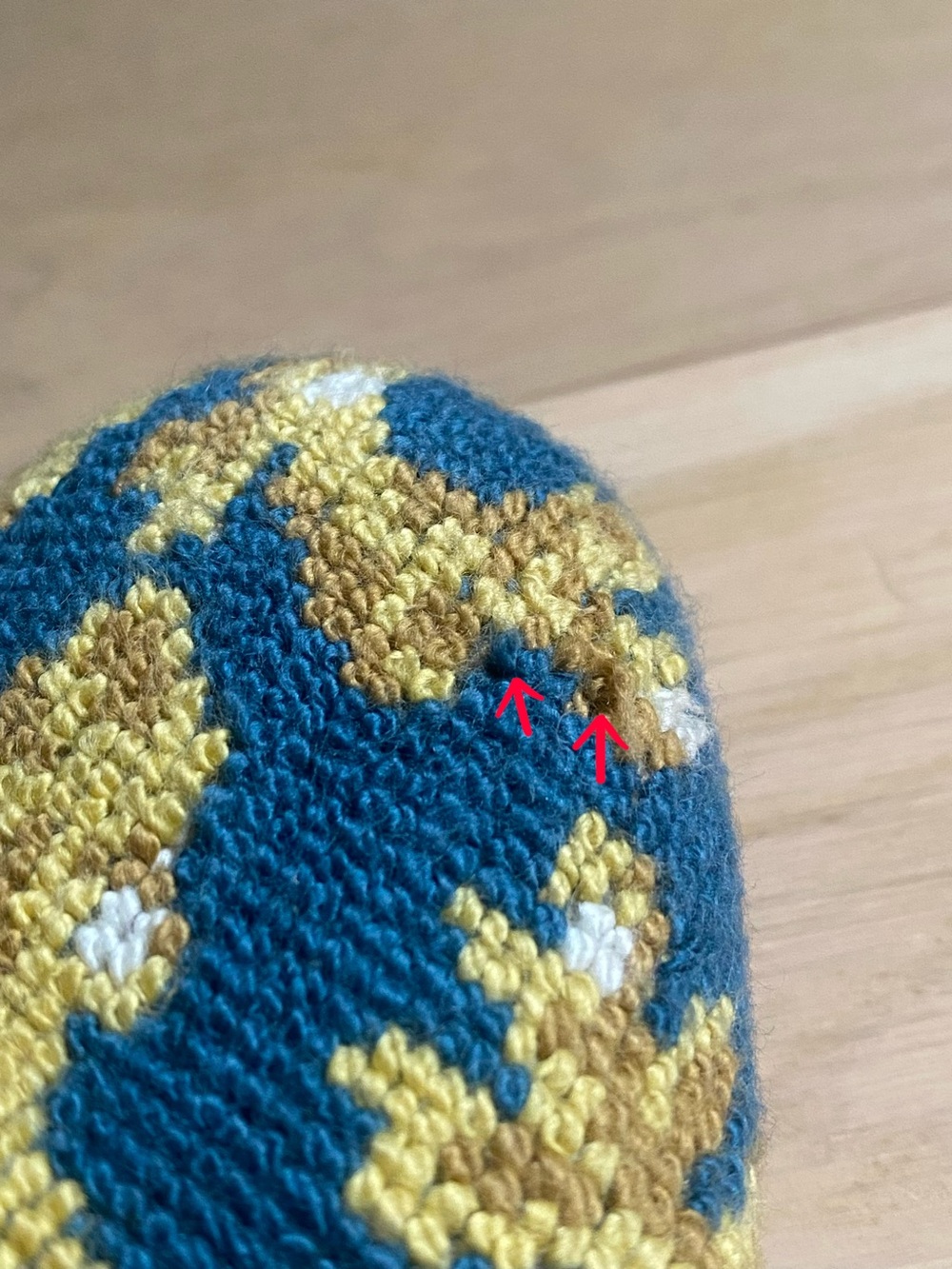 Stubbs & Wootton Palm Beach Blue Gold Coral Reef Needlepoint Loafers Size 7.5 - Picture 9 of 13